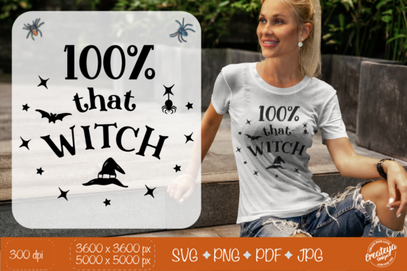 That Witch Quote SVG for Halloween Branding