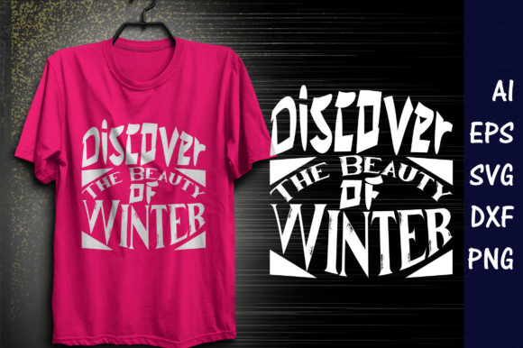 Winter Quote SVG Design for T-Shirt Designs and Graphics