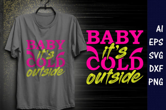 Winter Quote SVG Design for T-Shirt Graphics