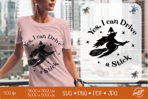Yes, I Can Drive a Stick Quote SVG for Web and Print
